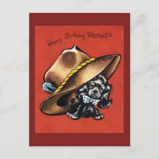 Vintage födelsedagskort vykort