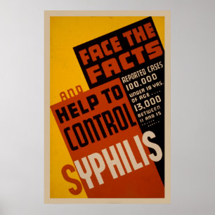 Vintage Folkhälsa Poster