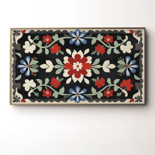 Vintage folkkonst design poster