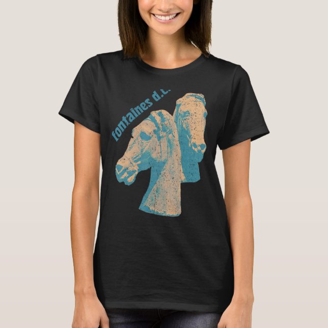 Vintage Fontaines Dc Fläkt Tribute Design T Shirt (Framsida)