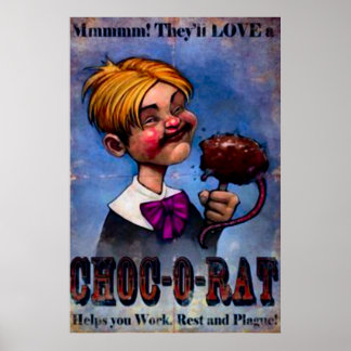 Vintage Food Advertisement Poster