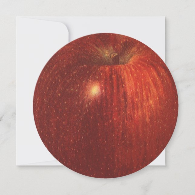 Vintage Food Fruit, Organic Red Delicious Apple (Framsida)