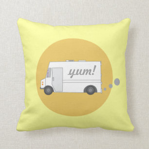 Vintage Food Lastbil Pillow Kudde