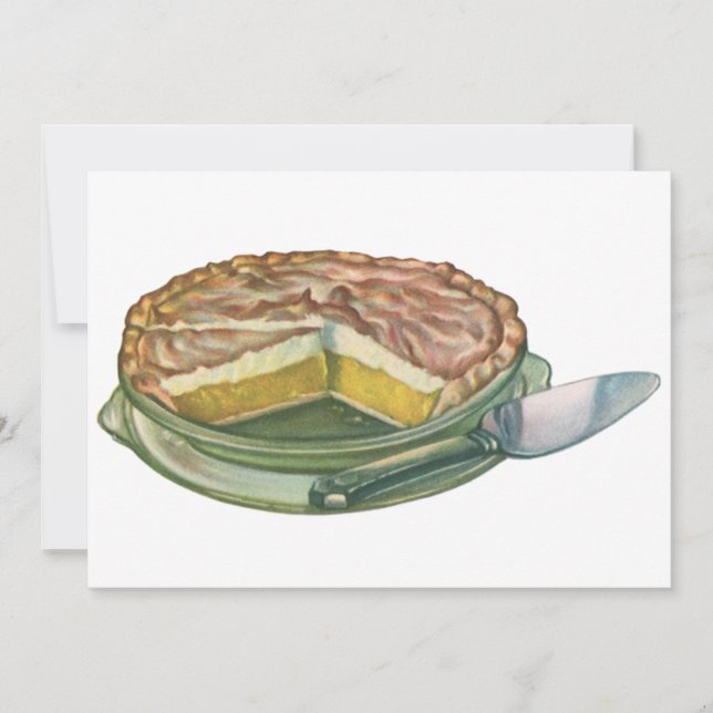 Vintage Food, Lemon Meringue Paj Dessert (Framsida)