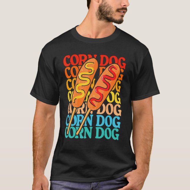 Vintage Food Maj Hund T Shirt (Framsida)