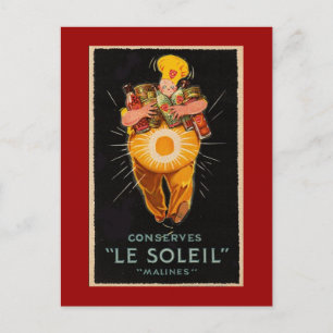 Vintage Food Postcard Vykort