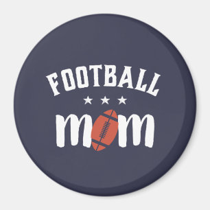 Vintage Football Mamma Proud Mor of Sports Player Magnet