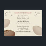 Vintage Football Pass Bar Mitzvah-resplan Tilläggskort<br><div class="desc">Fotbollstemat resplaneringskort för att komplettera våra inbjudningar med lekfull,  spelboksliknande text. Sportfans kommer älska denna vintageinspirerade fotbollstematiska inbjudan,  gjord för att se ut som en gammal fotbollsbillet.</div>