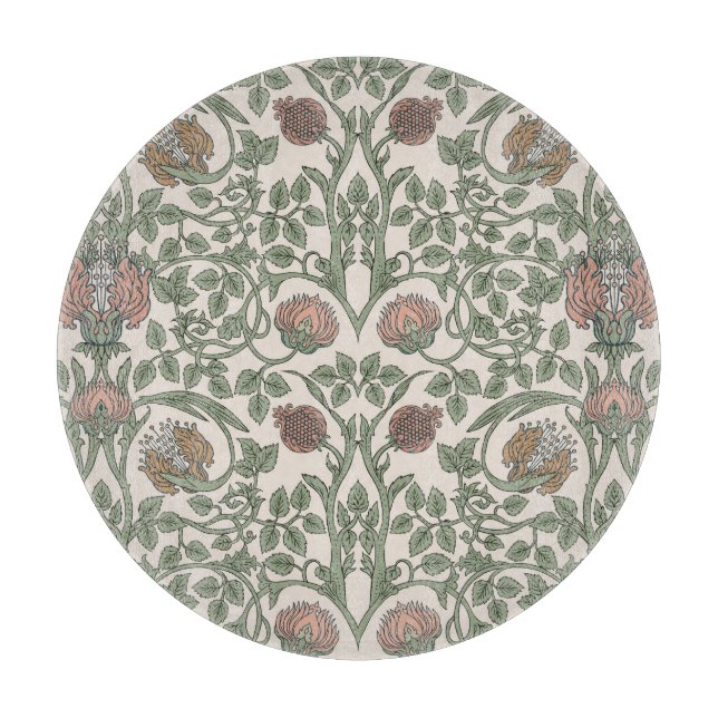 Vintage för ändrad blommigt: retro tapet. (Framsidan)