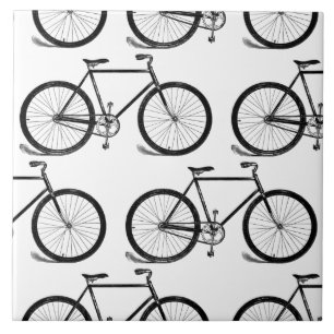 Vintage för antika cyklar Bike Art ANPASSNINGSBAR Kakelplatta