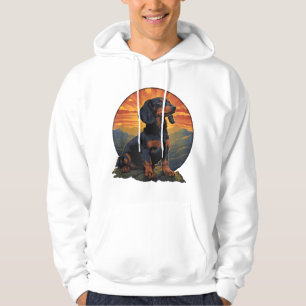 Vintage för återcirkulation av djurälskare med lån hoodie