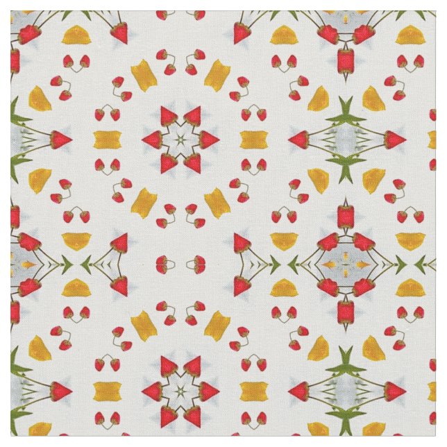 Vintage för atomcentrets blomma tyg (Närbild)