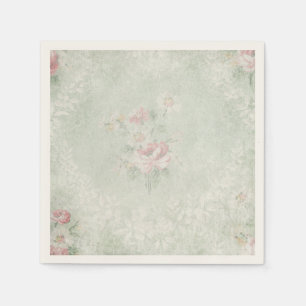 Vintage för avfyrad Ro Shabby Pappersservett
