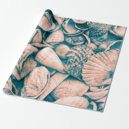 vintage för avsvärtning av havsbottnen i havsbottn presentpapper