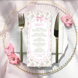 Vintage för babykläder för Coquette Rosa Bow Elega Meny