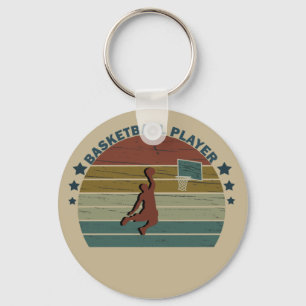 vintage för basket nyckelring