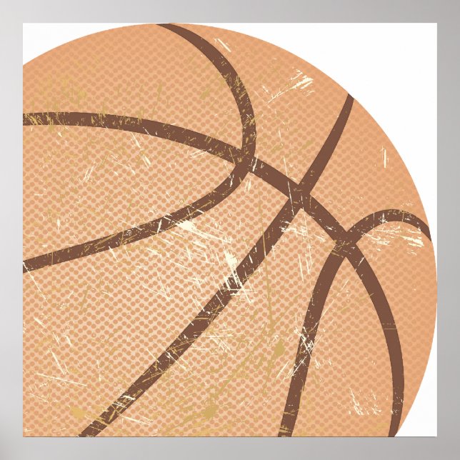 vintage för basket poster (Framsidan)