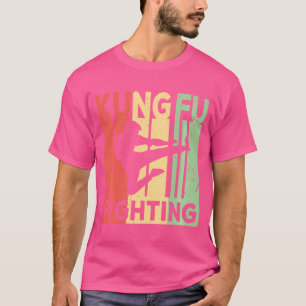 Vintage för bekämpning av kung fu t shirt