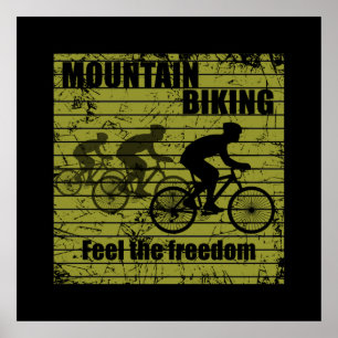 Vintage för bergspungning poster