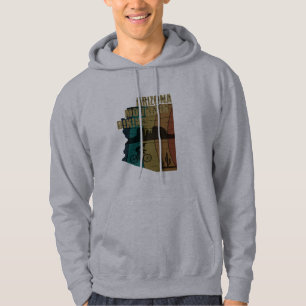 Vintage för biking i bergsområden hoodie