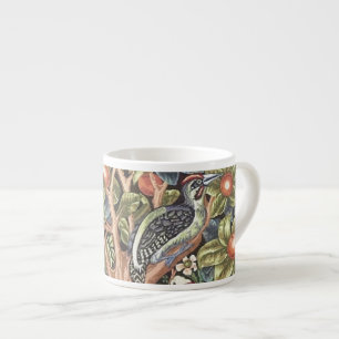 Vintage för blommigt för William Morris Espressomugg