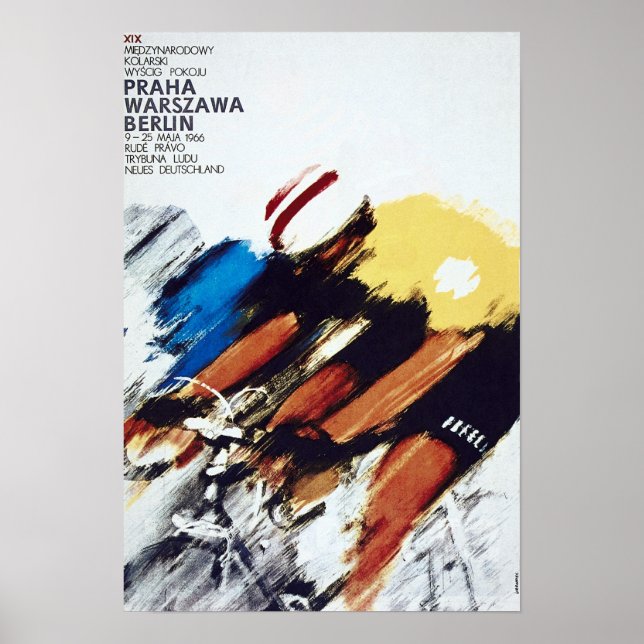 Vintage för cykelreklam poster (Framsidan)