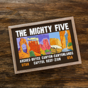 Vintage för den femtiofemte Utah National Parker L Poster