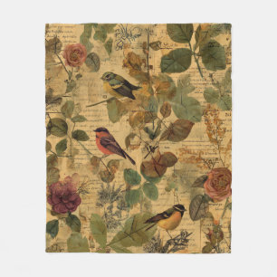 Vintage för Elegant av Victorian Botanicals och Bi Fleecefilt