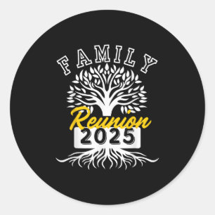 Vintage för Family Reunion 2025 Delta i mötesgrupp Runt Klistermärke