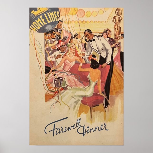 Vintage för färskrumsskydd poster (Framsidan)