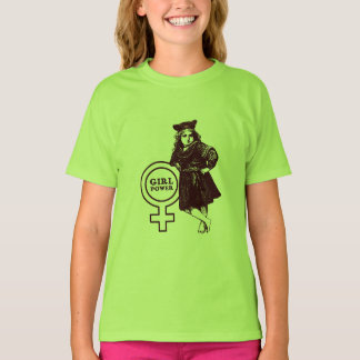 Vintage för flickström vid val av Tee Färg