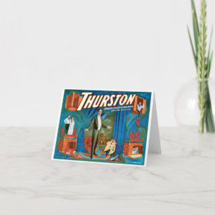 Vintage för ~ för den Thurston Kort