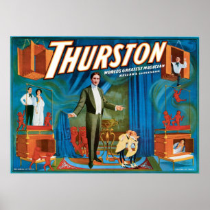 Vintage för ~ för den Thurston Poster