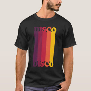 Vintage för Funk för disko för 70-tal för färg för T Shirt