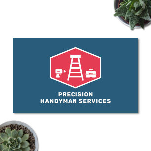 Vintage för handyman Services hemreparationshämtni Visitkort