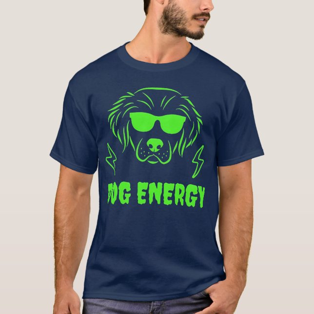 vintage för hund-energireflektor t shirt (Framsida)