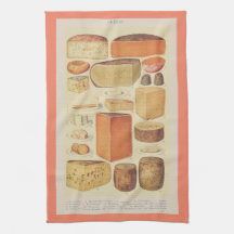 Vintage för illustration av ost-meny