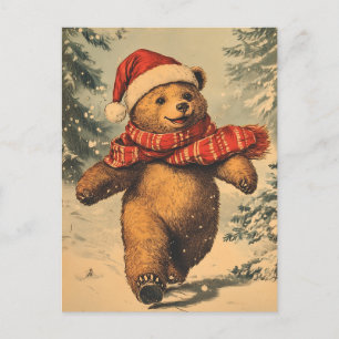 Vintage för julklapp vykort