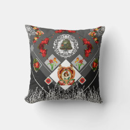 vintage för kollage kudde