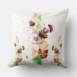 Vintage för kollage kudde