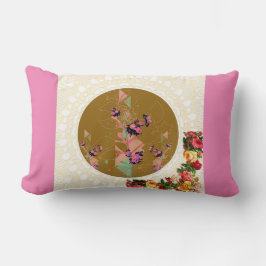 vintage för kollage lumbarkudde