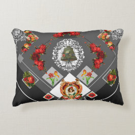 vintage för kollage prydnadskudde