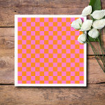 Vintage för kontrollerbar kontrollpanel för Rosa O Pappersservett<br><div class="desc">Kontrollkort för Rosa och Orange i nylon | VINTAGE | Klassisk | TRENDIG | SNYGGT | MODE | Minimal</div>