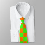 Vintage för kontrollerbar Orange för Neon Grönt Ch Slips<br><div class="desc">Vintage för kontrollerbar kontrollpanel för Grönt och Orange</div>