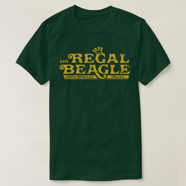 vintage för krackad regal beagle t shirt (Design framsida)