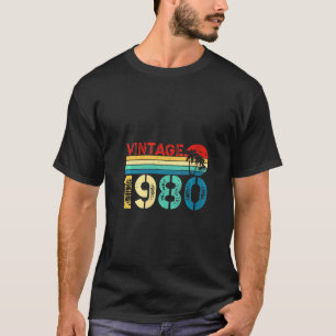 Vintage för kvinnlig Retro 42:a Födelsedagsfesten, T Shirt