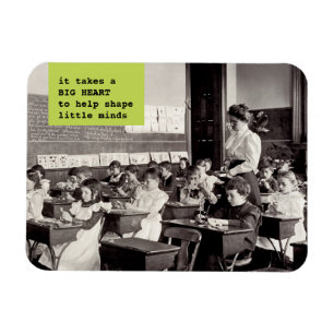 Vintage för Lärarbedömning Photo Gift Magnet