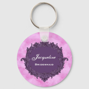 Vintage för Lila av för Bridesmaid Wedding %20 Nyckelring