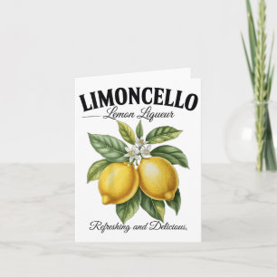 Vintage för limoncello-Italien som uppdaterar Lemo Kort