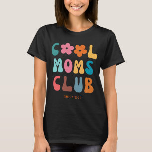 Vintage för Modern Retro Coola mammor klubb Groovy T Shirt